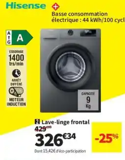 Conforama HISENSE Lave-linge frontal offre
