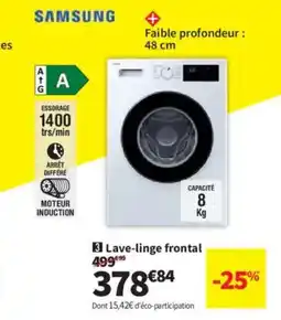 Conforama SAMSUNG Lave-linge frontal offre