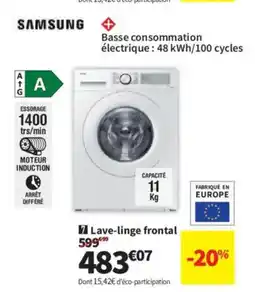 Conforama SAMSUNG Lave-linge frontal offre