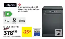 Conforama HOTPOINT Lave-vaisselle offre