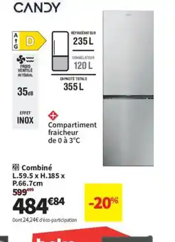 Conforama CANDY Combiné offre