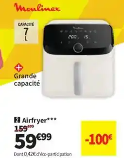 Conforama MOULINEX Airfryer offre