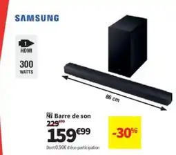 Conforama SAMSUNG Barre de son offre