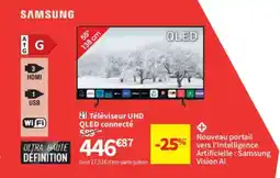 Conforama SAMSUNG Téléviseur UHD QLED connecté offre