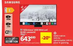Conforama SAMSUNG Téléviseur UHD Mini Led QLED connecté offre