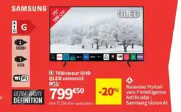 Conforama SAMSUNG Téléviseur UHD QLED connecté offre