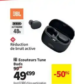 Conforama JBL Ecouteurs Tune Buds offre