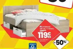 Conforama Lit Détroit offre