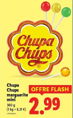 Lidl CHUPA CHUPS marguerite mini offre