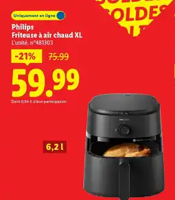 Lidl PHILIPS Friteuse à air chaud XL offre