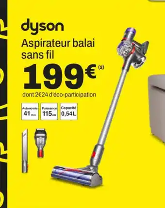 DYSON Aspirateur balai sans fil