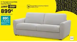 BUT Canapé convertible express Nuno offre