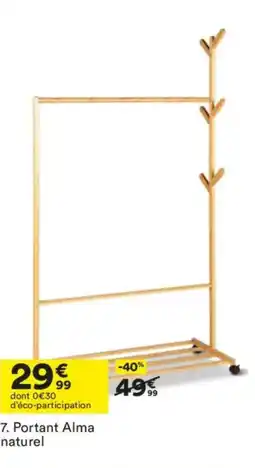 BUT Portant Alma naturel offre