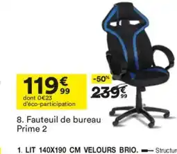 BUT Fauteuil de bureau Prime 2 offre