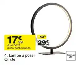 BUT Lampe à poser Circle offre