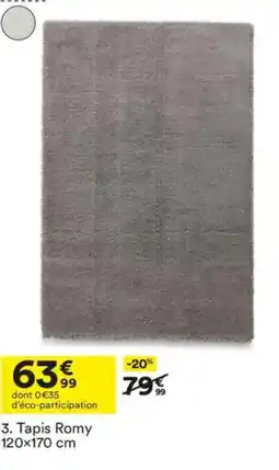 BUT Tapis Romy offre
