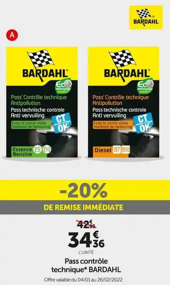 Bardahl pass contrôle technique*
