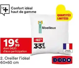 BUT DODO Oreiller l'idéal offre