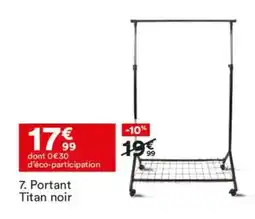 BUT Portant Titan noir offre
