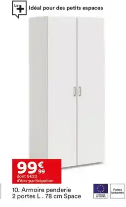 BUT Armoire penderie 2 portes offre