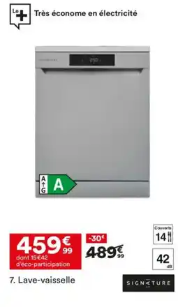 BUT SIGNATURE Lave-vaisselle offre