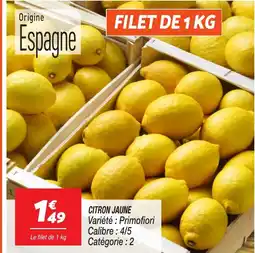 Netto Citron jaune offre