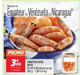 Netto NETTO Crevettes cuites offre