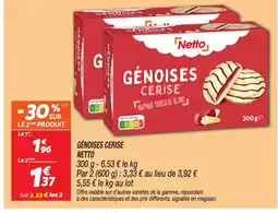 Netto NETTO Génoises cerise offre