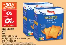 Netto NETTO Bicottes nature offre