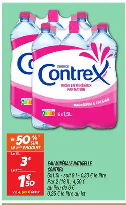 Netto CONTREX Eau minérale naturelle offre