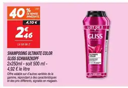 Netto SCHWARZKOPF Shampooing ultimate color gliss offre