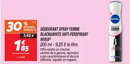 Netto NIVEA Deodorant spray femme black&white anti-perspirant offre
