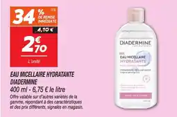 Netto DIADERMINE Eau micellaire hydratante offre