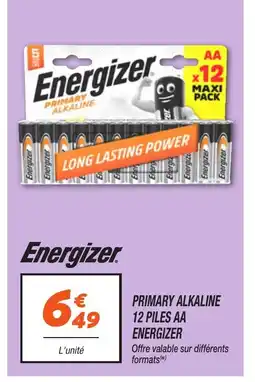 Netto ENERGIZER Primary alkalin 12 pils aa offre