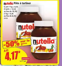 Norma NUTELLA Pâte à tartiner offre