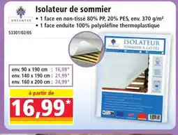 Norma DREAMTEX Isolateur de sommier offre