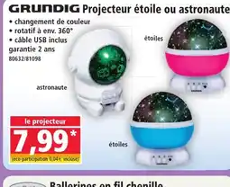 Norma GRUNDIG Projecteur étoile ou astronaute offre