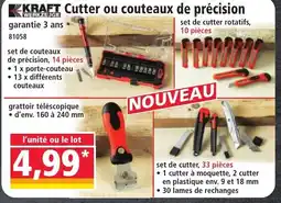Norma KRAFT Cutter ou couteaux de précision offre