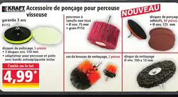 Norma KRAFT Accessoire de ponçage pour perceuse offre