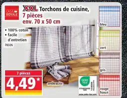 Norma CASA ROYALE XXL Torchons de cuisine offre