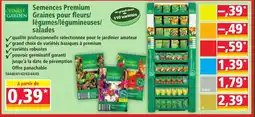 Norma FINEST GARDEN Semences Premium Graines pour fleurs/ légumes/légumineuses/ salades offre