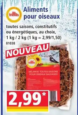 Norma Aliments pour oiseaux offre