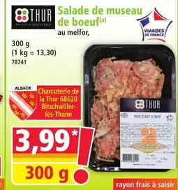 Norma THUR Salade de museau de boeuf offre