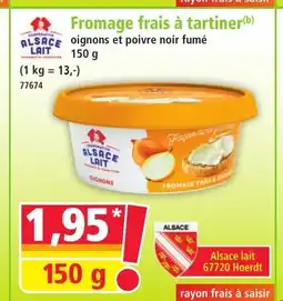 Norma ALSACE LAIT Fromage frais à tartiner offre