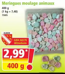 Norma Meringues moulage animaux offre