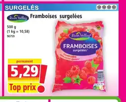 Norma RIVER VALLEY Framboises surgelées offre