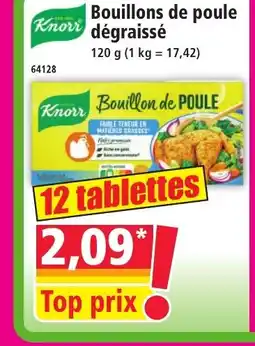 Norma KNORR Bouillons de poule dégraissé offre