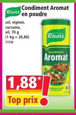 Norma KNORR Condiment Aromat en poudre offre