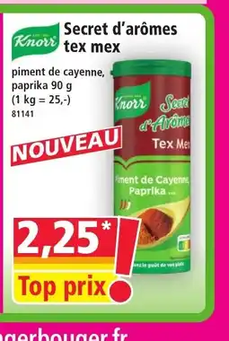 Norma KNORR Secret d'arômes tex mex offre