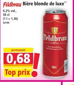 Norma FELDBRAU Bière blonde de luxe offre